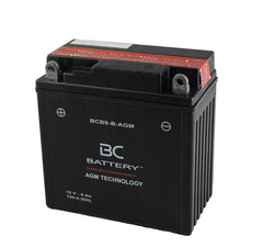 BCB9-B-AGM| Batteria Moto al AGM, YB9-B, 12V, 9Ah, CCA:120Amp,135x75x138mm - BC Battery Italian Official Website