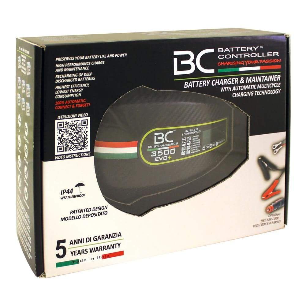 3500 EVO + CARBON, Chargeur et Mainteneur de Batterie 3,5 A / 1 Amp – BC  Battery France Official Website