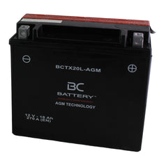 BCTX20L-AGM| Batteria Moto al GEL,YTX20L-BS,12V,18Ah,CCA: 270Amp,175x87x155 mm - BC Battery Italian Official Website