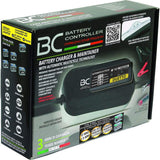 BC DUETTO 1500 DESIGN 1,5 Amp - Caricabatteria 12V per batterie piombo/acido e litio LiFePo4 - BC Battery Controller