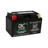 BC Lithium Batteries BCTZ14S-FP Batteria Moto al Litio LiFePO4, 0,9 kg, 12V, HJTZ14S-FP-S / YTZ12S / YTZ14S / YTX14H-BS / KMX14-BS / YTX14-BS / HVT-8