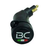 Caricabatteria USB Doppio angolato a 45° per Prese Accensigari Moto BMW - BC Battery Controller
