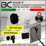 Connettore Magnetico a bordo veicolo per Caricabatteria BC MAG-F - BC Battery Controller